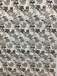 Kimono japonés vintage Obi Nagoya blanco caro 380x31 cm usado - Imagen 1 de 7