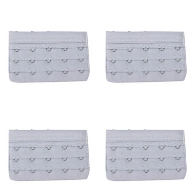  4 Pcs Lingerie Extensions Women Extend Accessory Bra Extender 5 Hooks Straps - Image 1 of 4