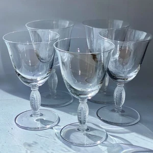 x5 LALIQUE "Fontainebleau" Trinkgläser 11 cm Design 1939 Frankreich TOP - Bild 1 von 5