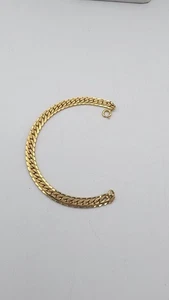 Vintage gold tone bracelet 6 3/4" - Picture 1 of 8