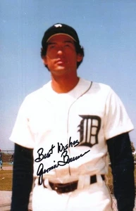 FOTO 4x6 firmada por Barranca Alemana RARA (AUTÓGRAFO DURO) KC Reales, Rojos, Tigres - Imagen 1 de 1