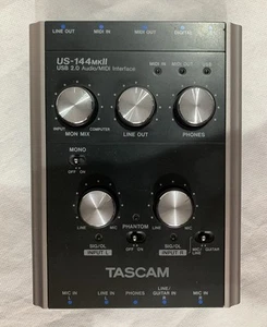 Tascam US-144 MKII USB Audio Interface USB Audio Midi Interface Black - Picture 1 of 7
