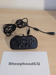 Hori Wired Mini PS4 Controller schwarz Gamepad für Kinder - sehr guter Zustand, vollständig getestet! UK! - Bild 1 von 11