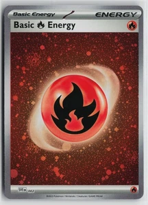 Pokemon Basic Fire Energy (Cosmos Holo) 002 SV01: Scarlet & Violet Base Set Holo - Picture 1 of 2