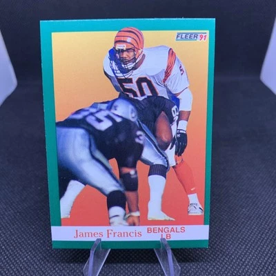 1991 Fleer James Francis #20 Cincinnati Bengals - Image 1 of 2