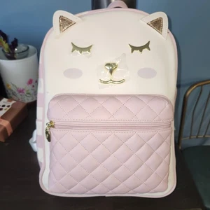 Mochila para Gato Luv Betsey by Betsey Johnson Bolsillo Acolchado Blanco Rosa - Imagen 1 de 8
