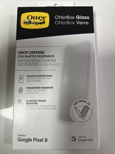 BRAND NEW OtterBox Google Pixel 8 Glass Screen Protector, Fingerprint Resistant - Picture 1 of 3