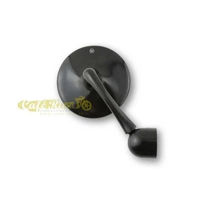 Specchio specchietto BAR-END HIGHSIDER nero alluminio cafe racer omologato - Picture 1 of 4