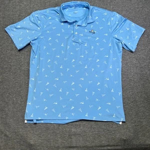 Johnnie O Golf Poloshirt Herren Large Blau Segelboot Maritim Freizeit Wandern - Bild 1 von 8