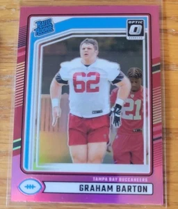 2024 Panini Donruss - Rated Rookie Graham Barton #380 Pink Prizm (RC) - Picture 1 of 1