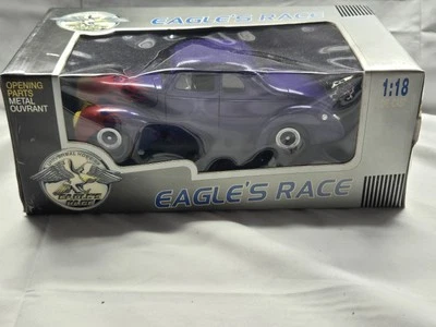 Eagle's Race 1940 Ford Deluxe Hot Rod 1/18 Purple With Flames - Image 1 of 4