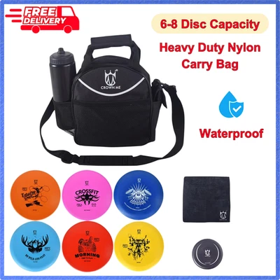 Juego de Discos de Golf con 6 Discos y Mini Disco y Disco de Arranque Bolsa de Golf, Impermeable Foto 1 de 4