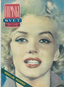 MARILYN MONROE VERY RARE MAGAZINE FILMSKI SVET 1962 YEAR YUGOSLAVIA  - Picture 1 of 2