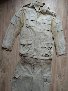 Vintage AFGANKA Soviet Army USSR Uniform pants Military Afghanka jacket - Picture 1 of 12