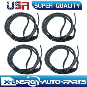For Civic 2006-2011 Door Weatherstrip 4PC Sllence Opening Gasket On Door - Picture 1 of 5