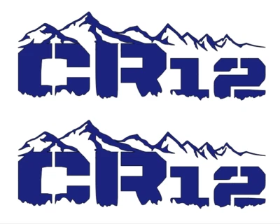 CR12 Associated  DIE-CUT  Decal  Sticker   (  2 PCS )  Offroad  RC Truck NEW - Image 1 of 2