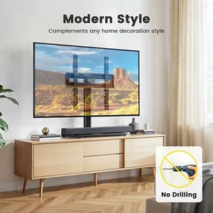 Alphamount Universal Table Top TV Stand for Most 32''-60''up to 88pounds APTVS17 - Picture 1 of 8