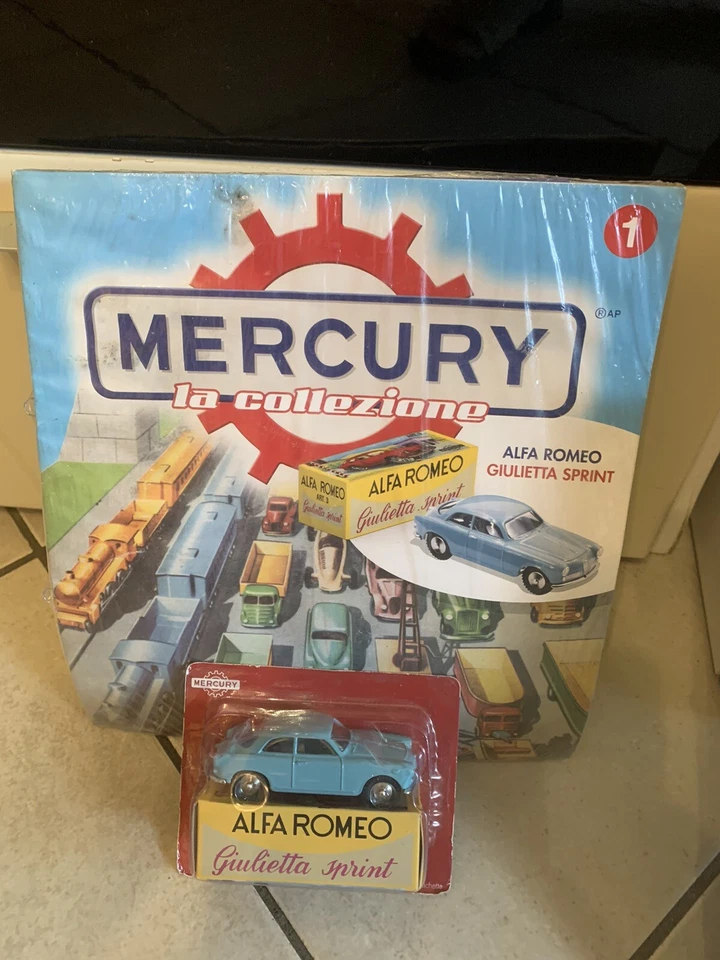 DIE CAST "ALFA ROMEO GIULIETTA SPRINT" SCALA 1/48 MERCURY LA COLLEZIONE HACHETTE - Immagine 1 di 1