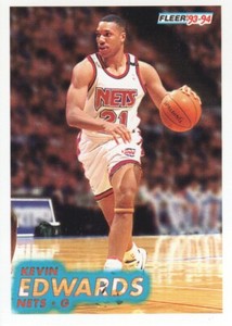 1993-94 Fleer Basketball #333 Kevin Edwards