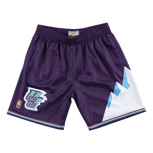 Auténticos pantalones cortos swingman Utah Jazz 1996 NBA Mitchell & Ness - púrpura/azulado - Imagen 1 de 4
