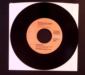 ROGER WHITTAKER THE LAST FAREWELL/PARADISE RCA VICTOR RECORDS VG VINYL 45 33-62 - Picture 1 of 2