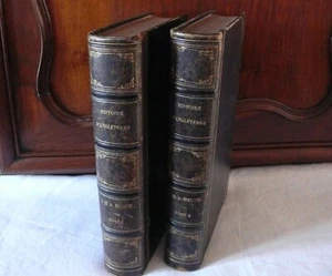 Histoire d'Angleterre par De Roujoux et Alfred Mainguet 2Tomes complet 1844/1845 - Imagen 1 de 24