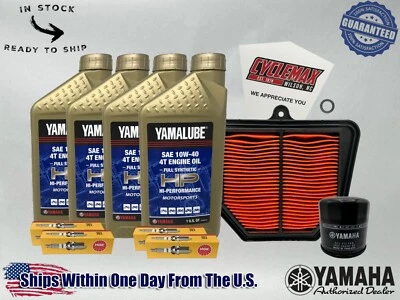 Cyclemax Full-Synthetic Yamalube Tune-Up Kit fits 2006-2015 Yamaha FZ-1 - Image 1 of 4