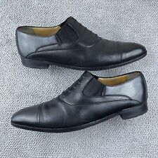 A. Testoni Black Leather Loafers Dress Shoes Men's Size 11