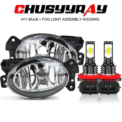 Left/Right LED Fog Lights For Mercedes Benz W211 E320 E350 E550 2007 2008 2009 - Image 1 of 4