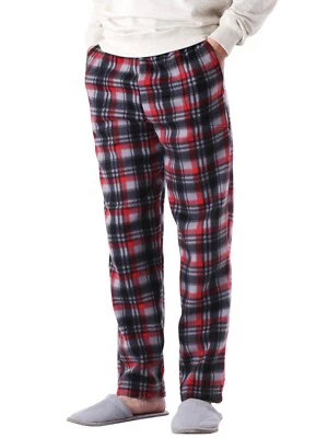 Pantalones de pijama de franela polar para hombre Pantalones de salón Pantalones deportivos Talla S M L XL XXL Jogger Foto 1 de 2