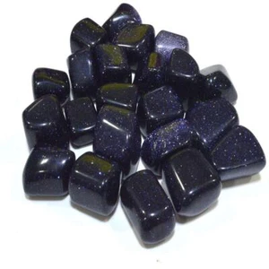 Tumble Stones Blue Goldstone Polished 100 Gram - Picture 1 of 3