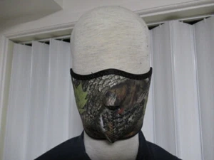 Neoprene Half Mask Forest Camo or reverse for Black - Bild 1 von 4