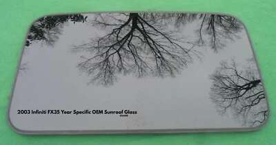 2003 YEAR SPECIFIC INFINITI FX35 OEM FACTORY SUNROOF GLASS FREE SHIPPING! - Image 1 of 4