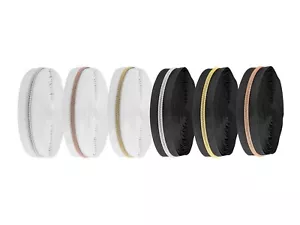 5m endlos Reißverschluss - 5mm Spirale - metallische Zähne + 10 Zipper - 1,07€/m - Bild 1 von 3