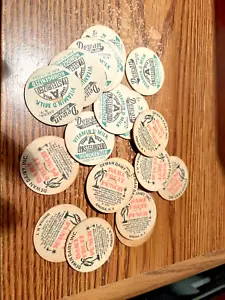 20 Dewan Molkerei, Oneida, NY Karton Vintage alte Milch/Milchkappen - Bild 1 von 3