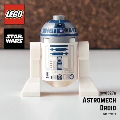 🌈 LEGO Astromech Droid R2-D2 sw0527a Minifigure Star Wars - Immagine 1 di 4
