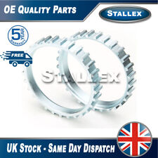 Stallex 2x ABS Reluctor Rings Front Fits Vauxhall Meriva Mk1 1.7 CDTI Diesel 200