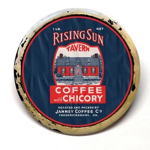 Janney Coffee Co Fredericksburg VA Werbetaschenspiegel - Bild 1 von 2