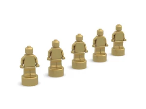 5x LEGO® Minfiguren Trophäe 90398 I Minifigure Trophy Gold I Nanofigure 6138682 - Bild 1 von 6