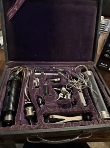 Antique Cameron's Surgical Specialty Co Medical Equipment Set In Case With Name - Picture 1 of 5