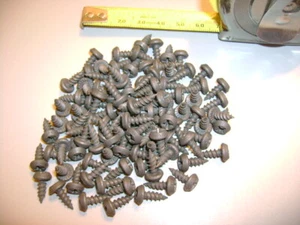 100 SHEET METAL SCREW #8 x 3/8" STEEL, FLAT HEAD, PHILLIPS DRIVE, BLACK OXIDE - Picture 1 of 5