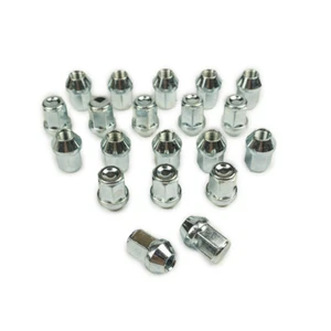 20 dadi ruota M12x1,25 34 mm fascia conica 60° SW19 zincati chiusi - Foto 1 di 1