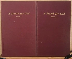 A Search for God by A.R.E. Edgar Cayce Readings 1 2 Hardback Book Lot #1 - Picture 1 of 11
