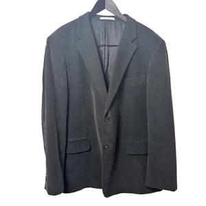 John W. Nordstrom 48R Gray Corduroy Blazer Cashmere Blend Academic Pre - Picture 1 of 9