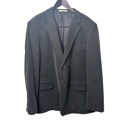 Blazer John W. Nordstrom 48R Gris Pana Mezcla Cachemira Académico Pre Foto 1 de 4