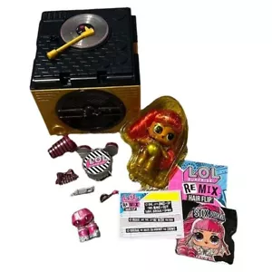 LOL Surprise Doll Remix Hair Flip Stix Queen with Record Player & Accessories - Picture 1 of 11