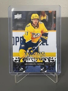 2023-24 Upper Deck Extended Series Luke Evangelista Young Guns Retro T-33 - Picture 1 of 2