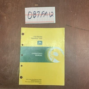John Deere 610 Series Seeding Tool Operators Manual, OMN200332 NOS - Picture 1 of 13