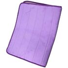 Pink Coral Fleece Bath Mat Fast Drying Perfect for Bathroom and Kitchen