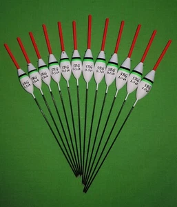 *SCHNÄPPCHEN* 12 x verschiedene hochwertige Angelschwimmer (Pack 314R/Y12) - Bild 1 von 3